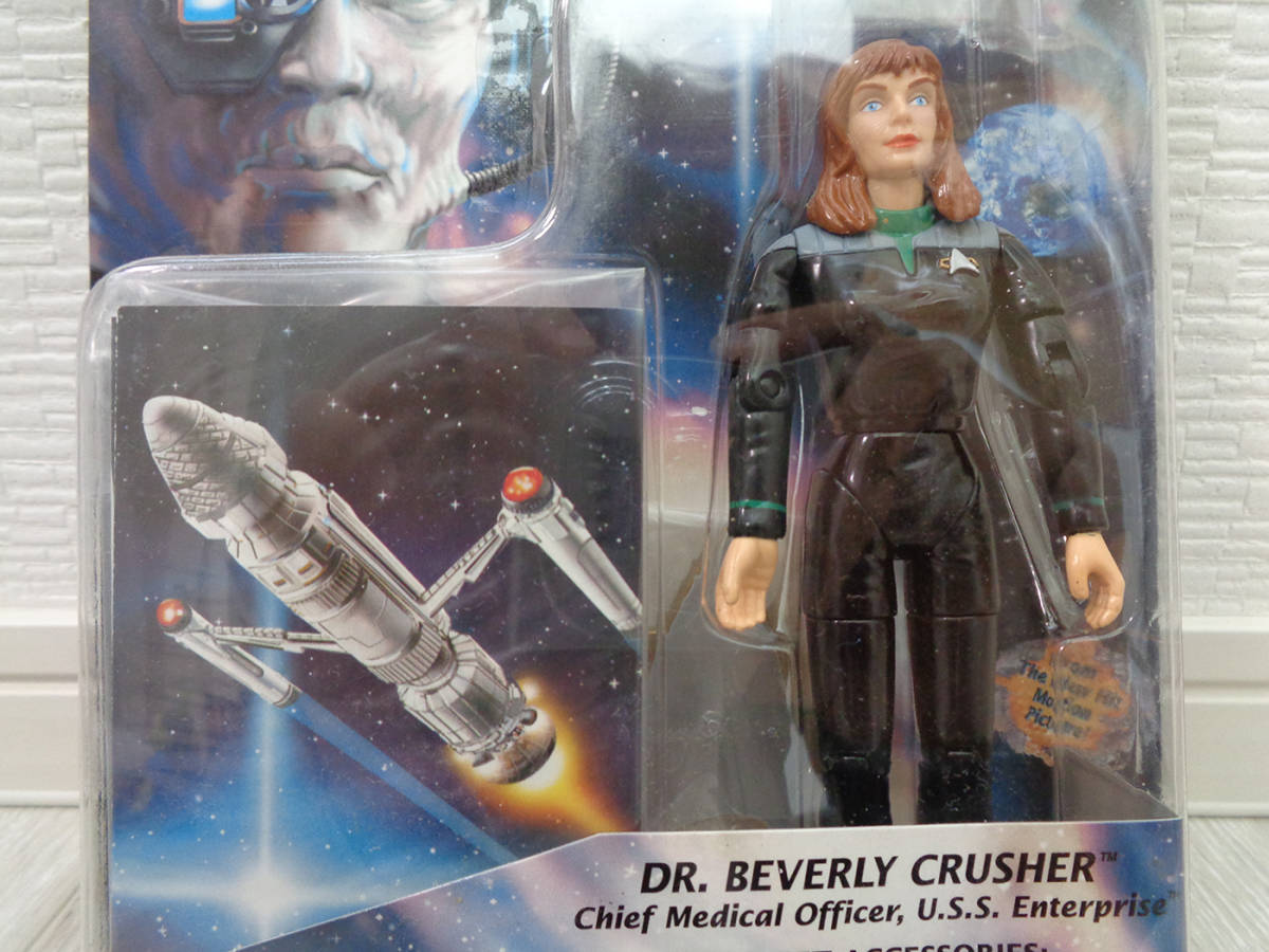  Star Trek First * Contact Dr. Beverly *kla car -1996 year Play meitsu Vintage new goods unopened rare!