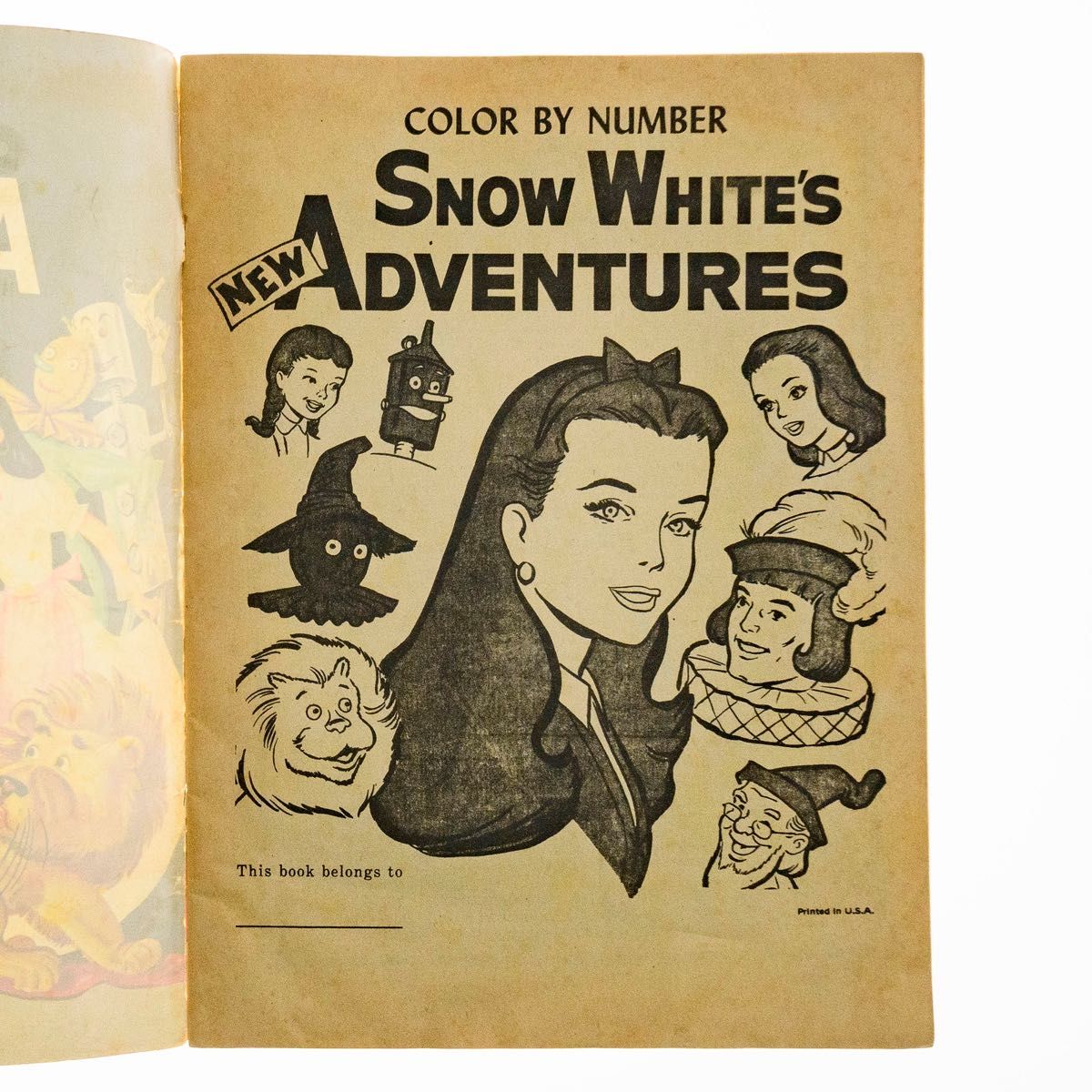 【USA製】1980年代？ 白雪姫＆オズの魔法使い ぬりえ SNOW WHITE’S ADVENTURES ヴィンテージ