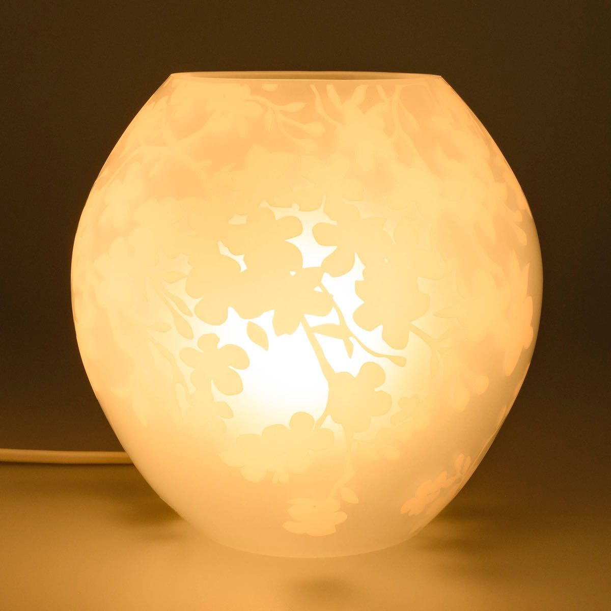 廃番 イケア 間接照明 桜の木 LED電球付き ガラス製ルームランプ 廃番 イケア 間接照明 桜の木 LED電球付き ガラス製ルームランプ