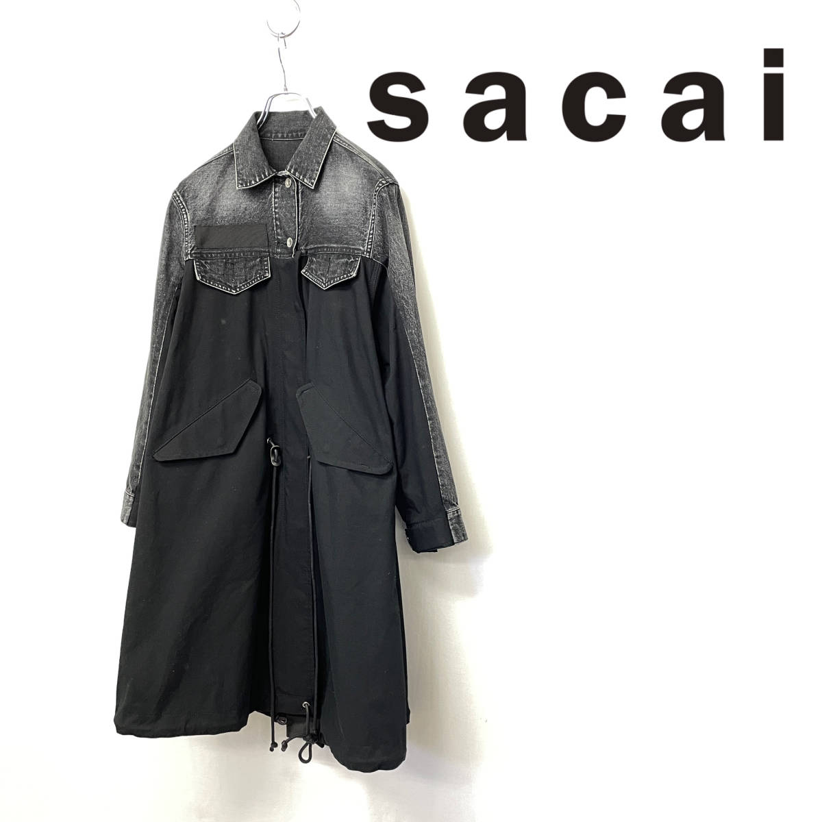 お気にいる】 Mods Denim sacai 2020AW Coat 813404 SCW-056 1 モッズ