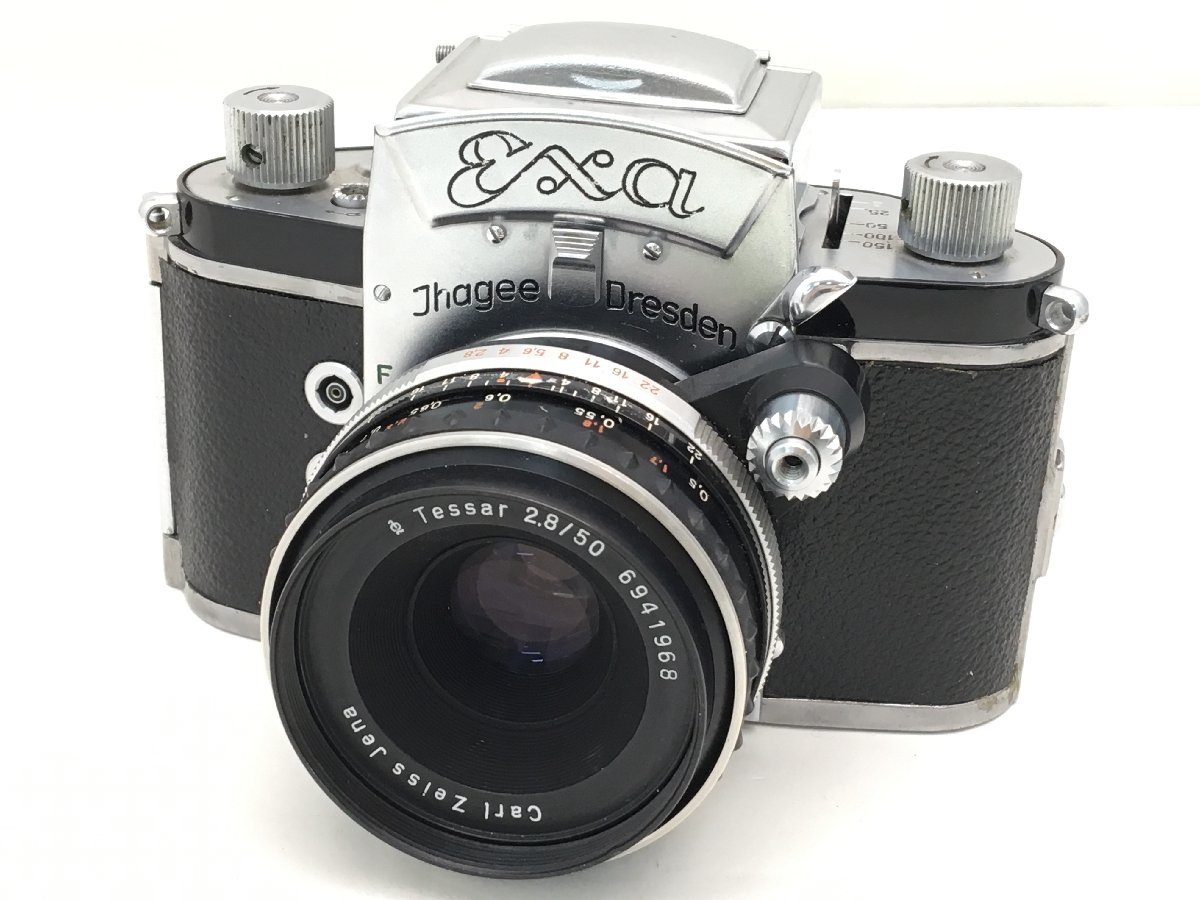IHAGEE Exa/Carl Zeiss Jena Tessar 2.8/50 一眼レフカメラ ジャンク