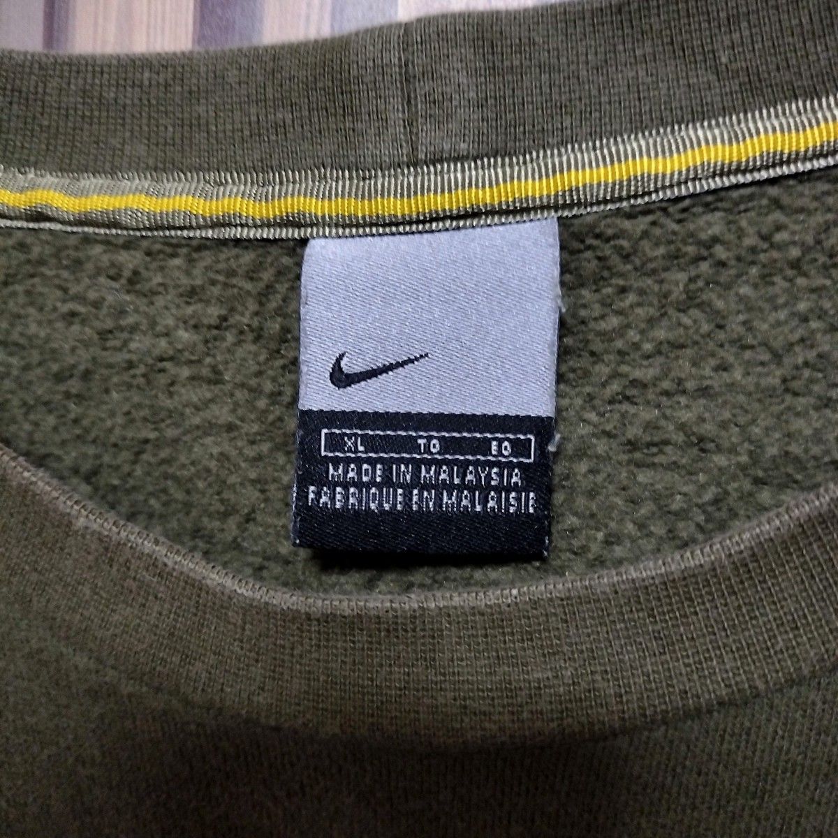 00s【NIKE】ナイキ 刺繍 センターロゴ 文字ロゴ レトロ スウェット XL