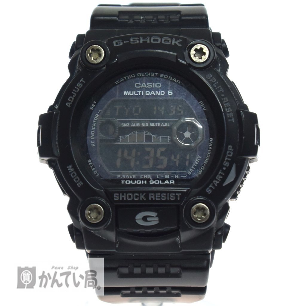 CASIO カシオ G-SHOCK ジーショック GW-7900B タイドグラフ ブラック 腕時計 デジタル ソーラー電波 本体のみ マルチバンド6_ジーショック GW-7900B タイドグラフ