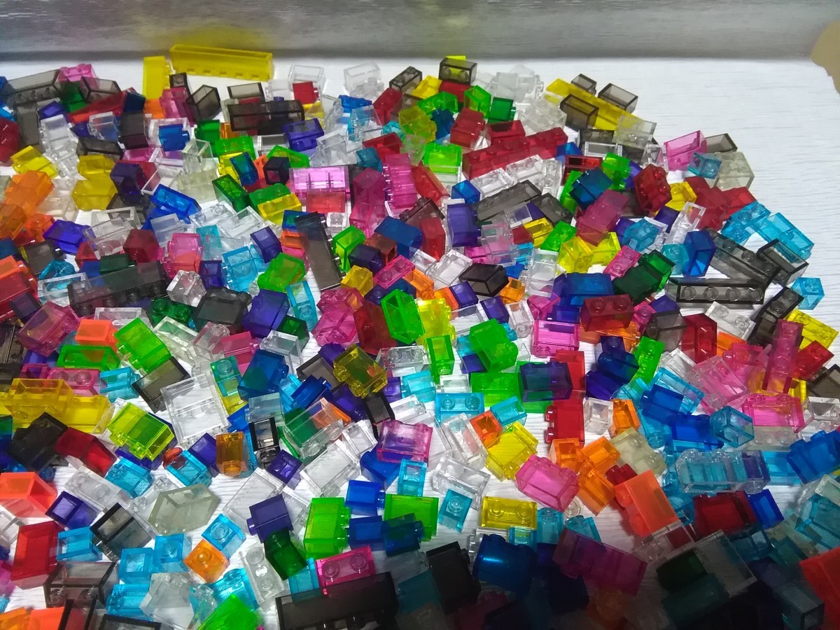 LEGO　クリア ブロック　パーツ　スケルトン ブロック　大量まとめてセット_画像3