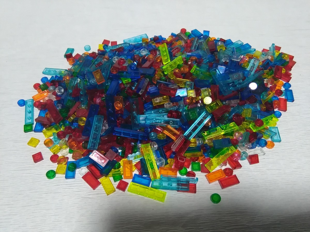 LEGO　クリア タイル　パーツ　スケルトン タイル　大量まとめてセット_画像1