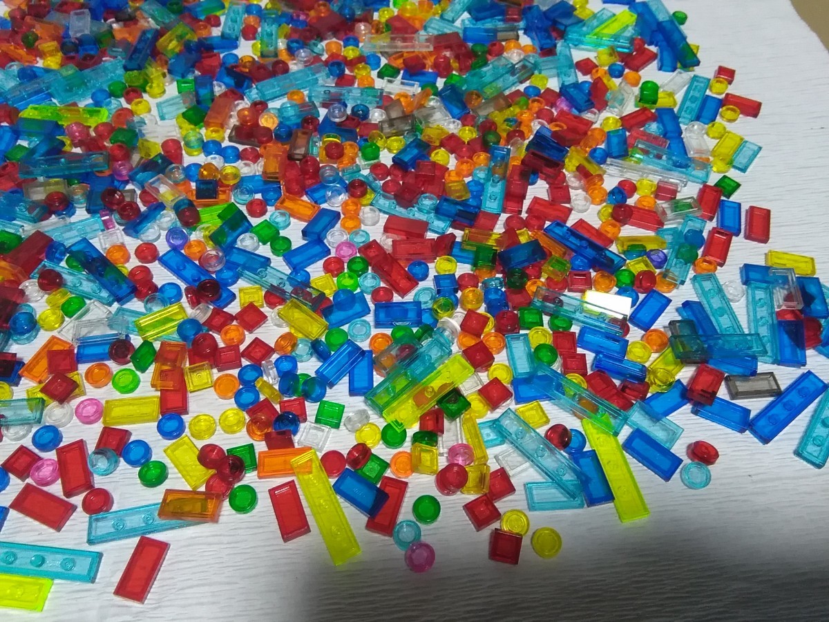 LEGO　クリア タイル　パーツ　スケルトン タイル　大量まとめてセット_画像5