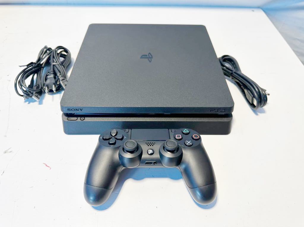 37)PS4 本体 ブラック SONY PlayStation4 CUH-2100A /500GB動作確認済