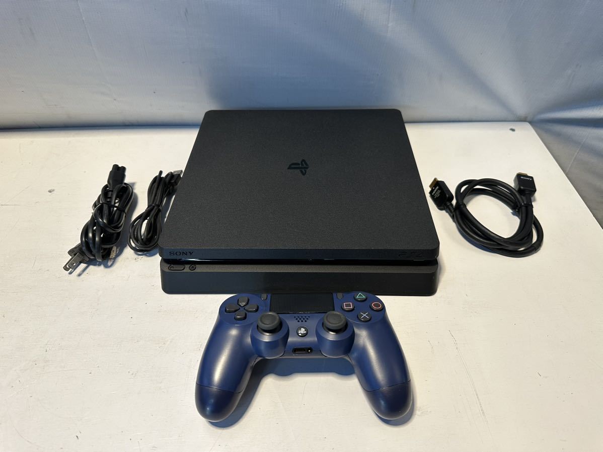 19)PS4 本体 ブラック SONY PlayStation4 CUH-2200B /1TB動作確認済 