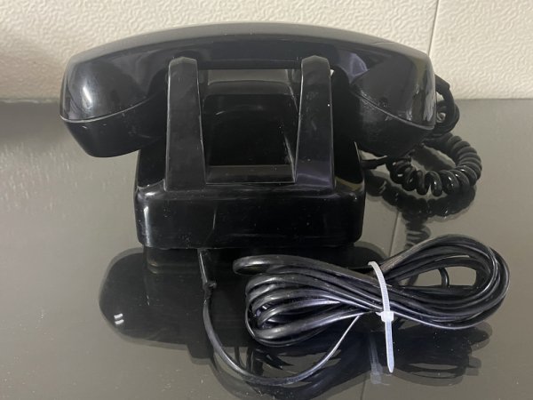  dial type in the black .. black telephone Showa Retro that time thing 601-A2