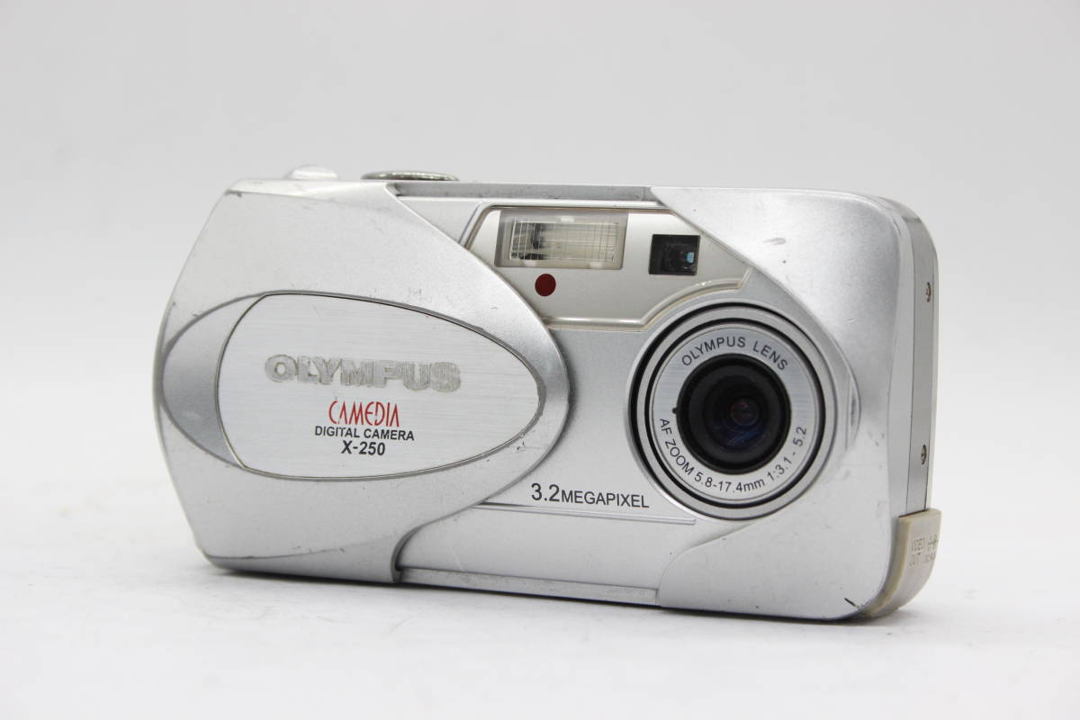 【返品保証】 【便利な単三電池で使用可】オリンパス Olympus CAMEDIA X-250 3x Zoom コンパクトデジタルカメラ C9759の画像1