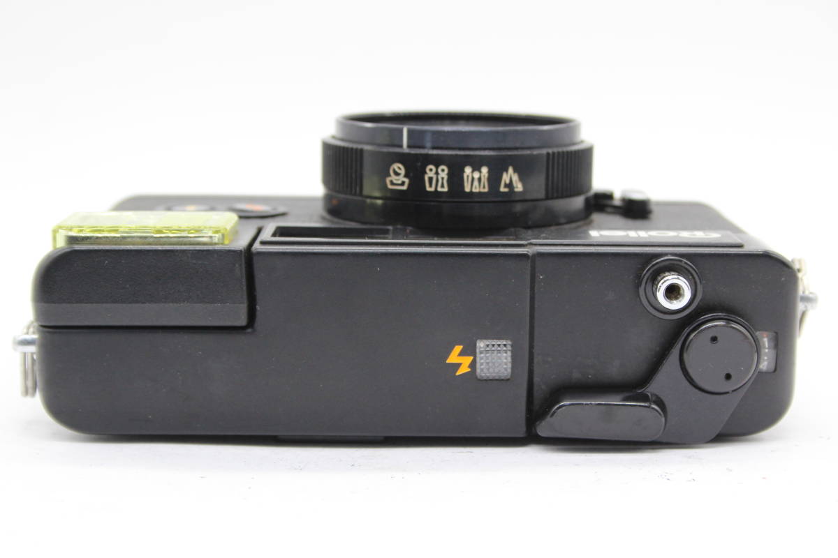 【訳あり品】 ローライ Rollei Flash 35 ブラック 38mm F2.8 コンパクトカメラ s283_画像6