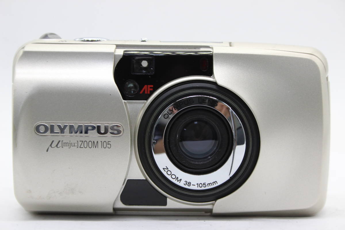 【返品保証】 オリンパス Olympus μ Zoom 105 ゴールド AF 38-105mm コンパクトカメラ s308_画像2