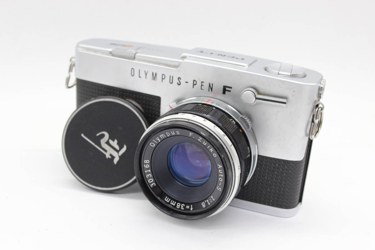 【返品保証】 オリンパス Olympus PEN-FT F.Zuiko Auto-s 38mm F1.8 コンパクトカメラ s327
