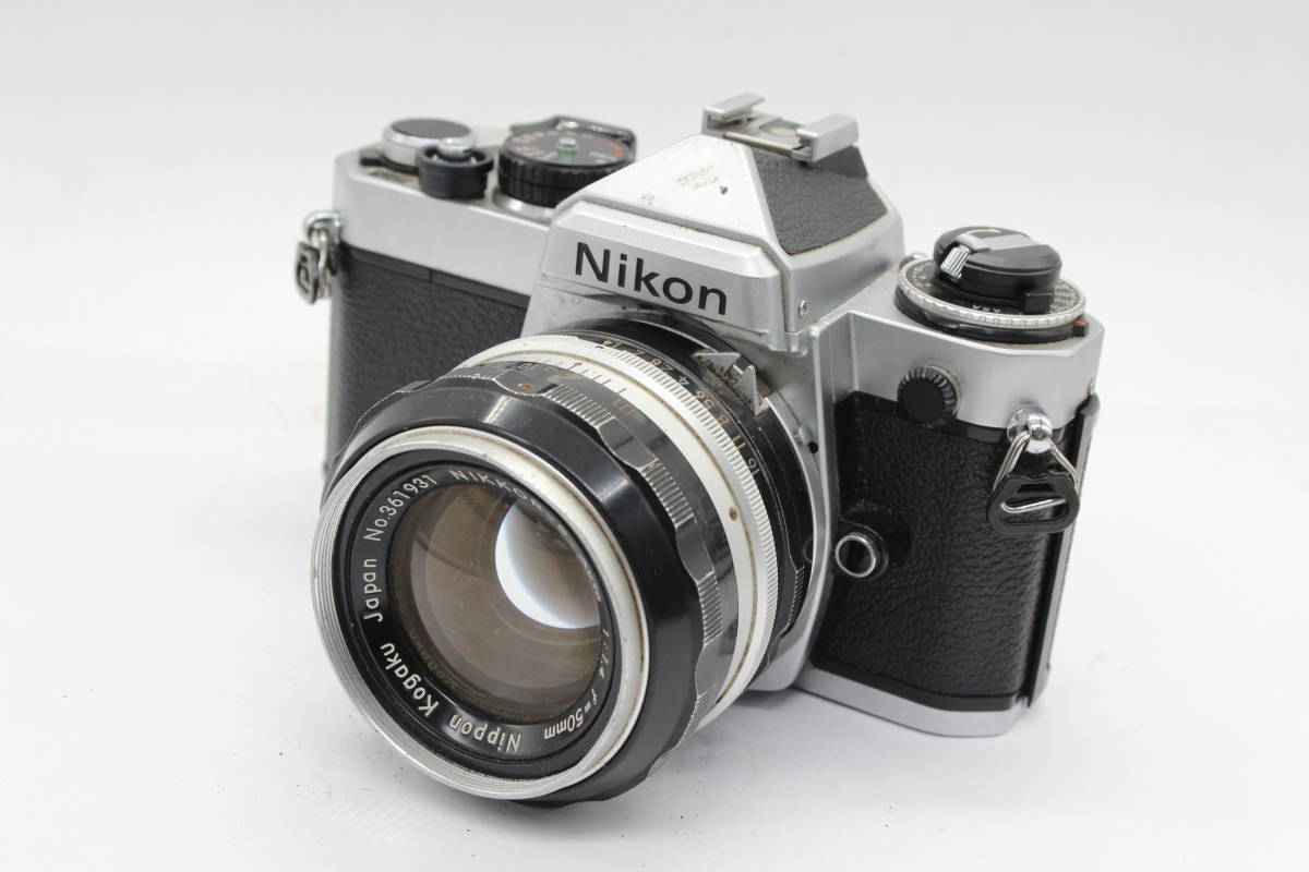 【訳あり品】 ニコン Nikon FE Nikkor-s Auto 50mm F1.4 ボディレンズセット s355
