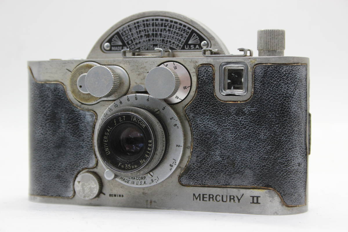【訳あり品】 マーキュリー Mercury II Tricor 35mm F2.7 レンジファインダー カメラ s387