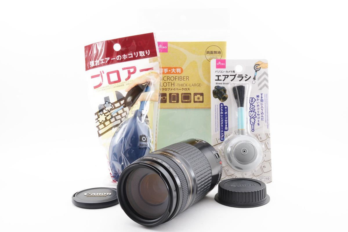 本店は LENS ZOOM 望遠レンズCANON 【美品】キャノン EF EF75-300