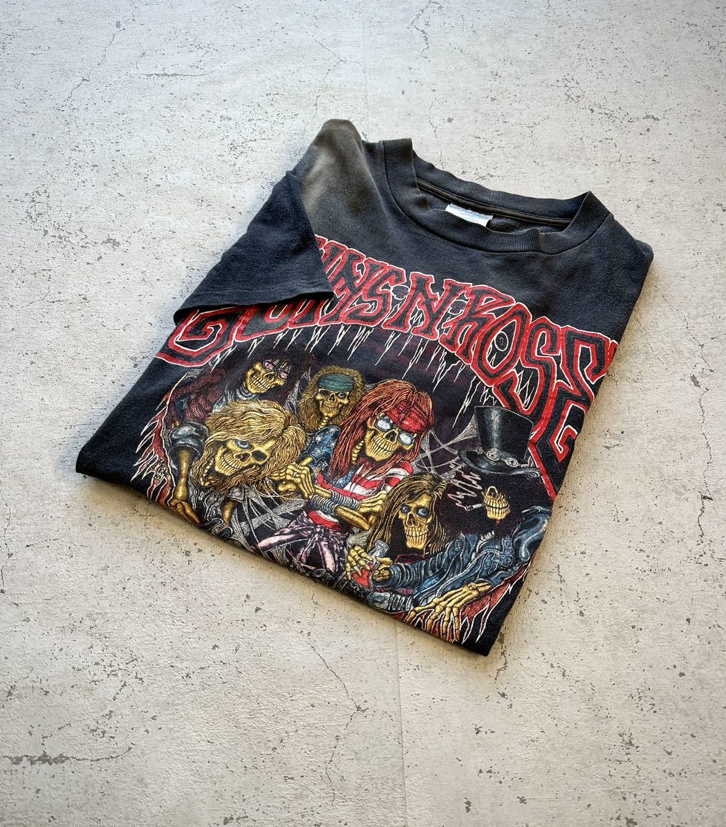 90s USA製 “ GUNS N’ ROSES ” USE YOUR ILLUSION TOUR 1991-1992 TEE OLD VINTAGE ガンズ&ローゼズ ツアーTシャツ オールド ビンテージ 90s USA製 “ GUNS N’ ROSES ” USE YOUR ILLUSION TOUR 1991-1992 TEE OLD VINTAGE ガンズ&ローゼズ ツアーTシャツ オールド ビンテージ