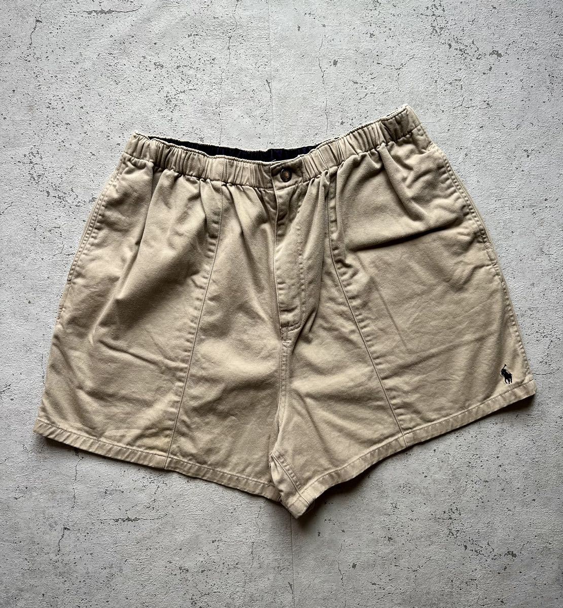 ☆★ 90s〜 “ RALPH LAUREN ” ONE-POINT SHORT PANTS OLD VINTAGE ラルフローレン ワンポイント ショートパンツ オールド ビンテージ ☆_画像10