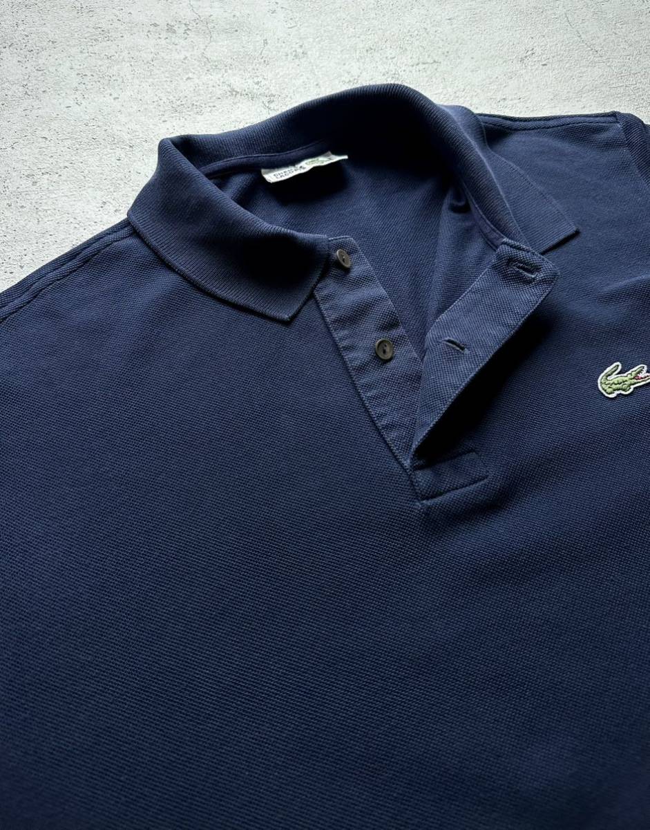 ☆★ 80s FRANCE製 “ LACOSTE ” 5191L S/S POLO SHIRT NAVY OLD VINTAGE フランス製 ラコステ ポロシャツ フレラコ オールド ビンテージ_画像4