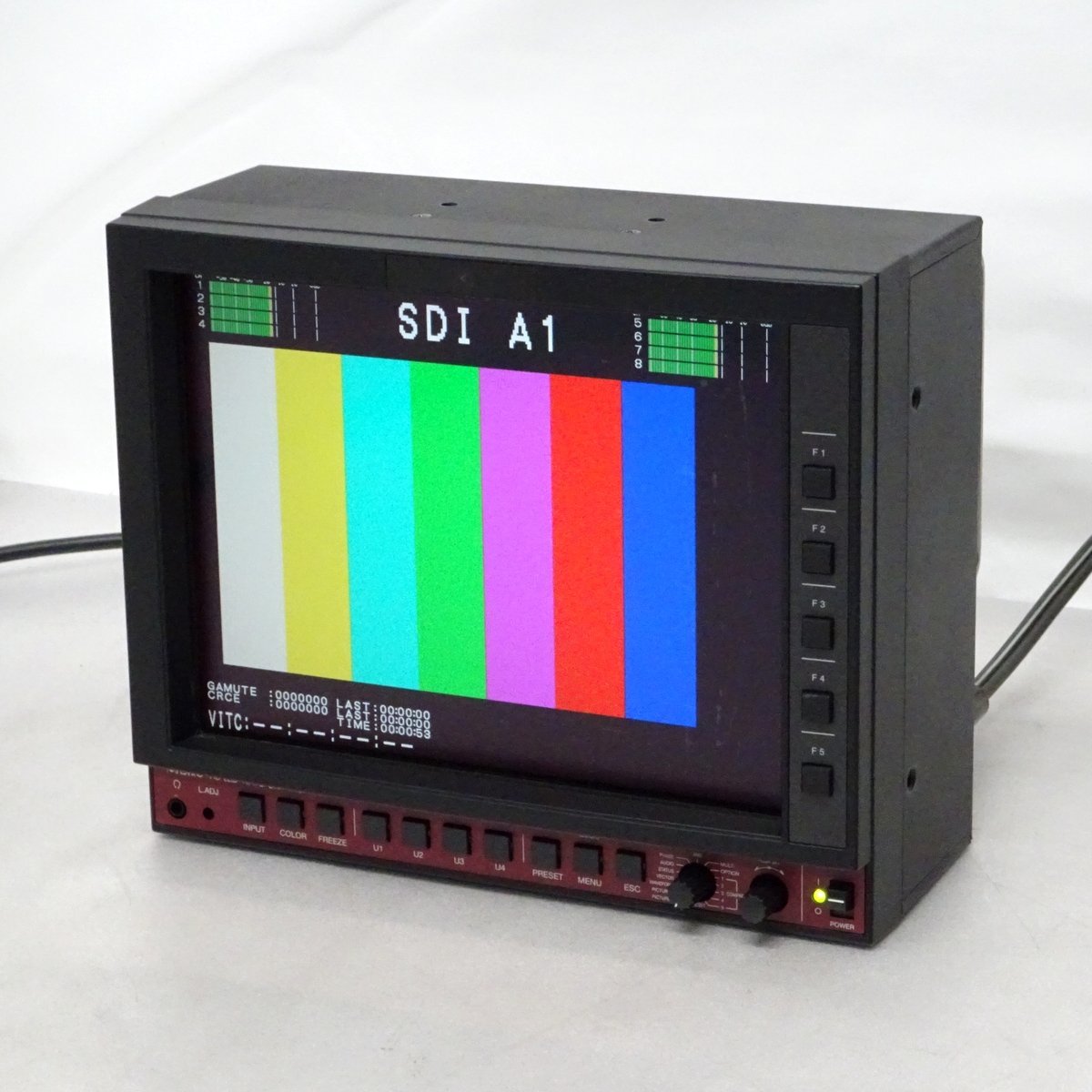 ASTRO WM-3208 HD LCD WAVEFORM MONITOR 8.4インチ・マルチ波形モニター（コンポジ/HD-SDI対応）【/動作品/未校正】#385195