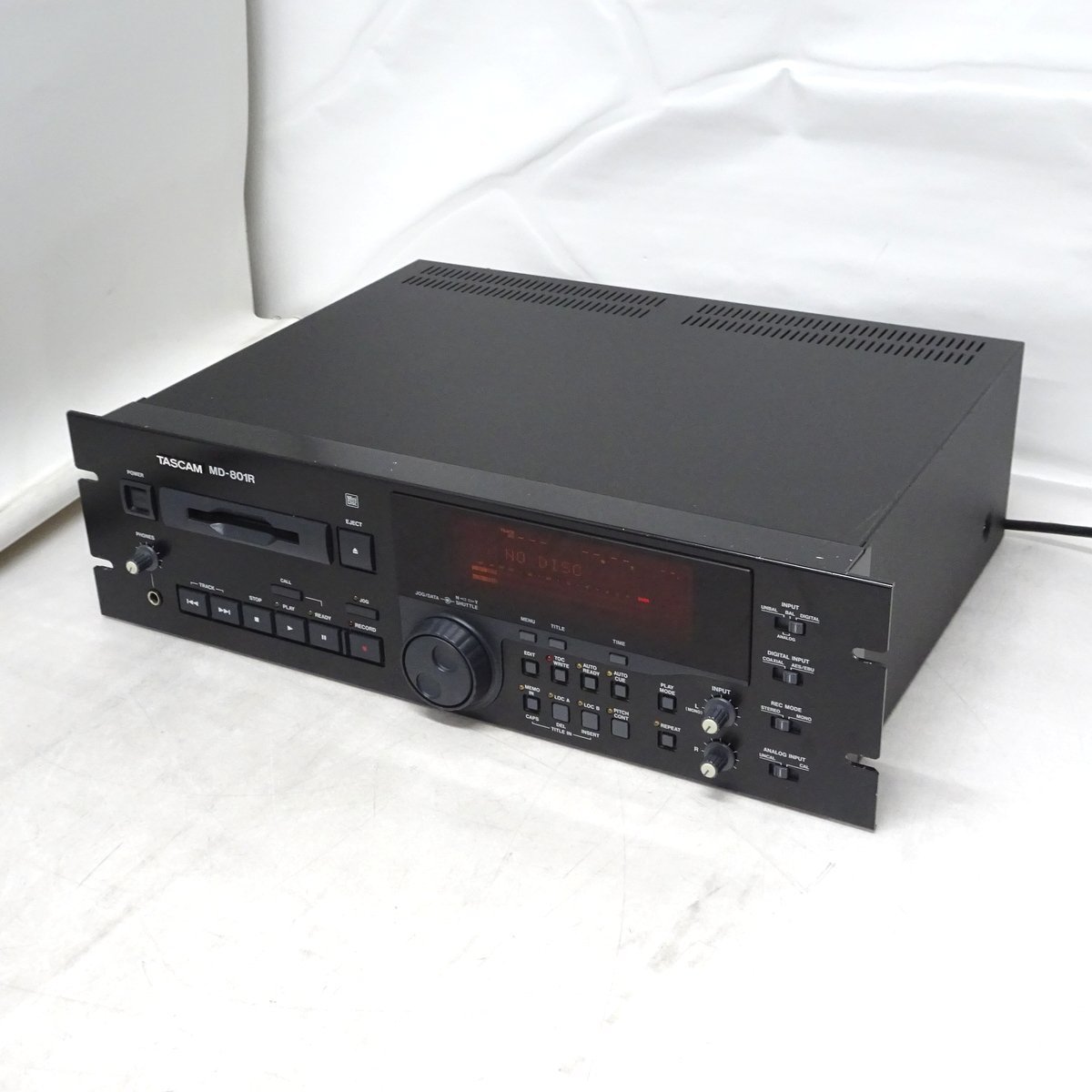 一番人気物 TASCAM MD-801R 業務用MDレコーダー【中古/動作品】#385237