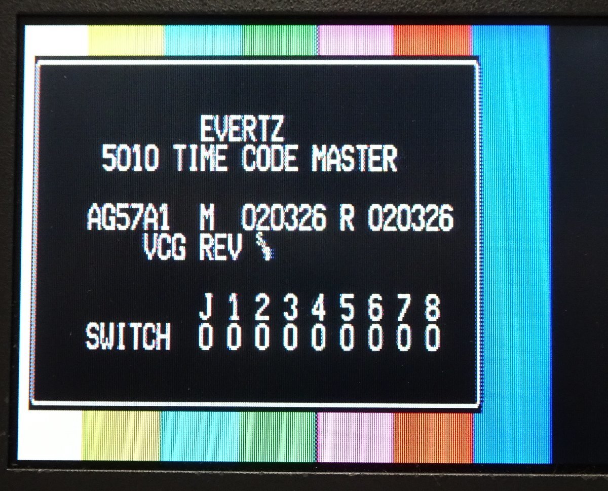 Evertz 5010-VITC time code generator [ used / simple verification ]#385187