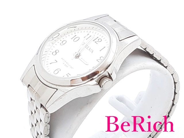 テルバ TELVA レディース 腕時計 TEV-1278 白 ホワイト 文字盤 SS ブレス 【中古】 ht1516_画像2