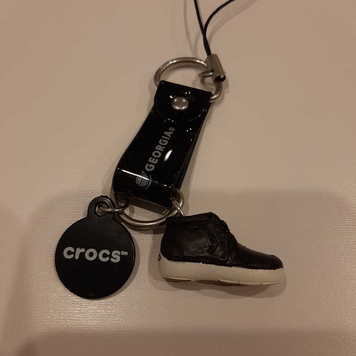 【11個セット】クロックス カラクサ ストラップ サークルK限定 ジョージア 靴 ミニチュア 非売品　ドリンクのおまけ 送料無料　匿名配送　