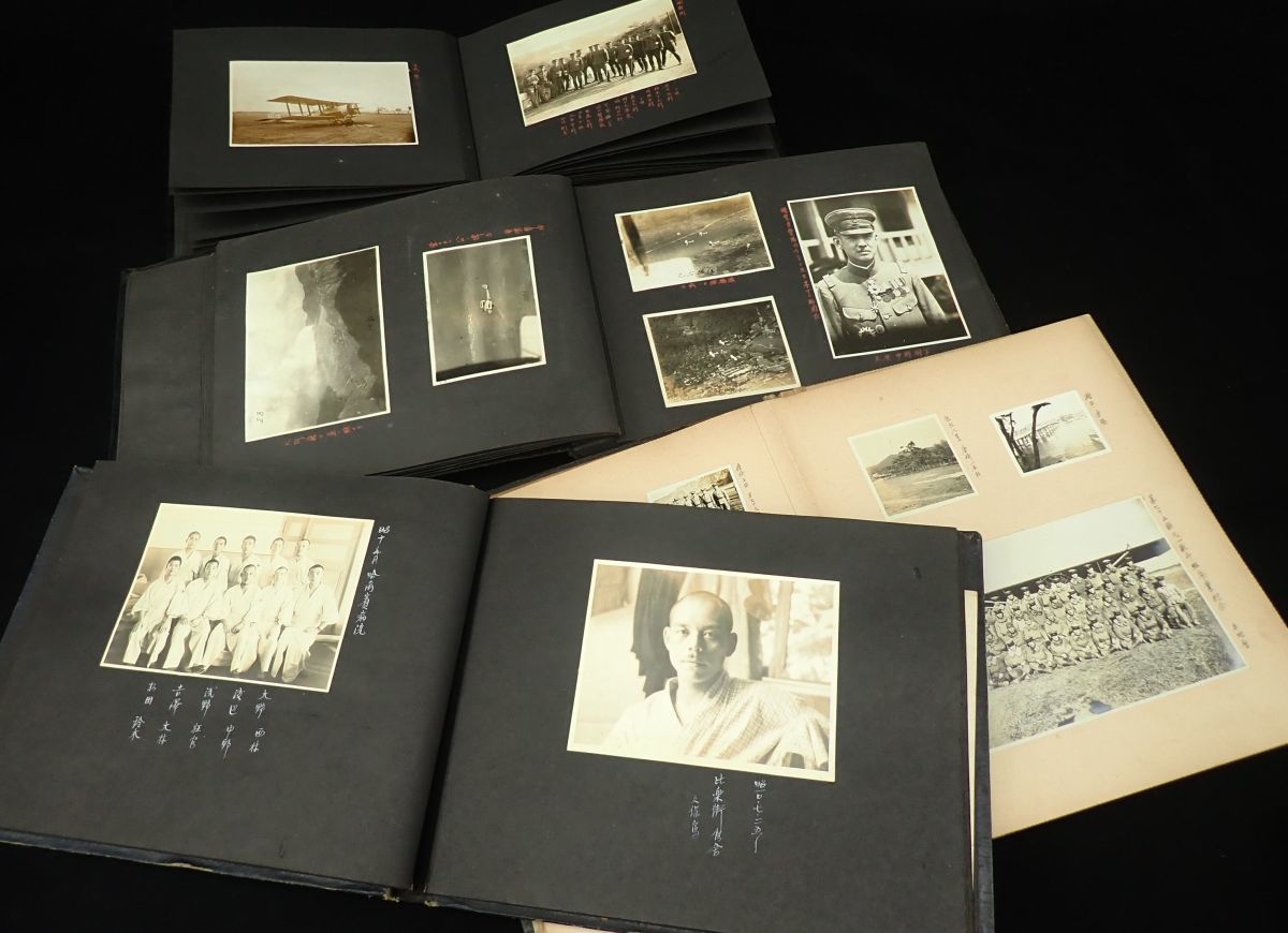 【再入荷!】 古いアルバム03 旧日本軍 写真計250枚/深牧安生 海軍航空隊 その他
