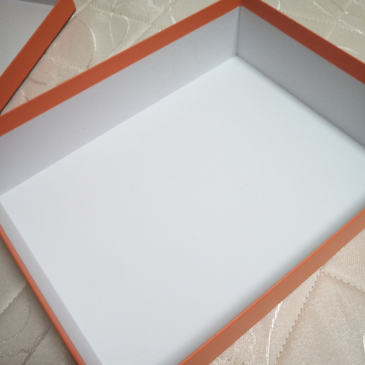 Hermes エルメス 空箱 33 × 26 × 8 空き箱 箱 BOX ボックス オレンジ オレンジボックス 化粧箱 006 _画像5