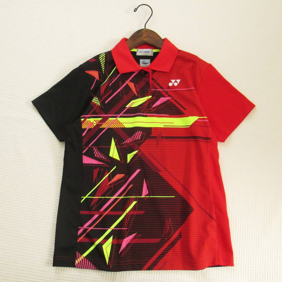 YONEX Yonex size L *be leak -ru game shirt polo-shirt bato Minton ping-pong 