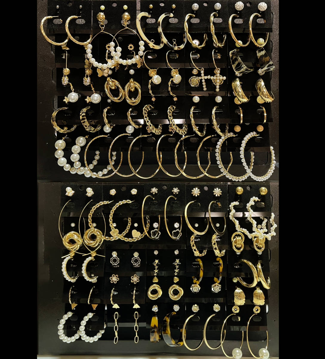 新品◆ピアス 100ペア 重複なし 大量 アソート セット ゴールド◆おまとめ 激安 お纏め レディース アクセサリー まとめて おまとめ 個包装レディースアクセサリー