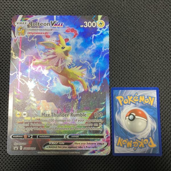 [ several including in a package uniform carriage ] big size Pokemon card abroad Sanders Vmax promo pokeka English summer pokekaSA big card jumbo card 