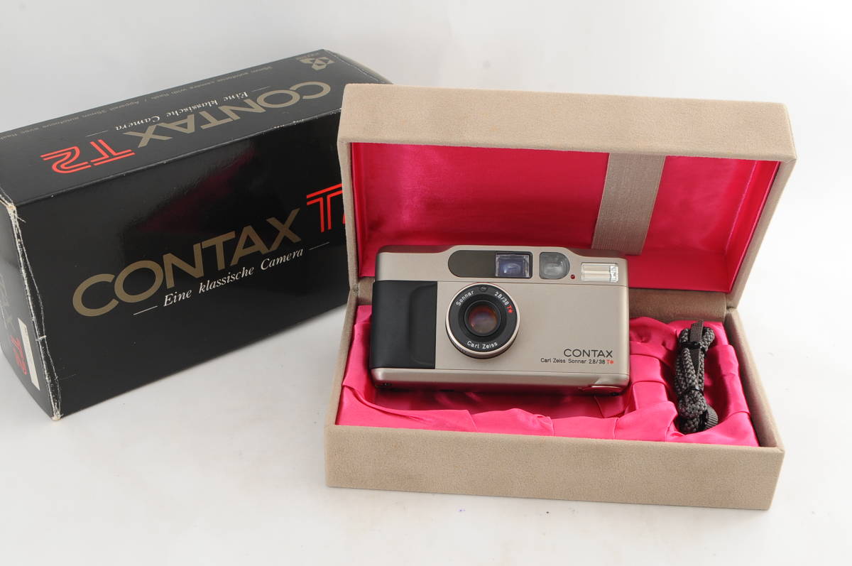 ☆新品級・超美品☆ CONTAX コンタックス T2 元箱 化粧箱付き
