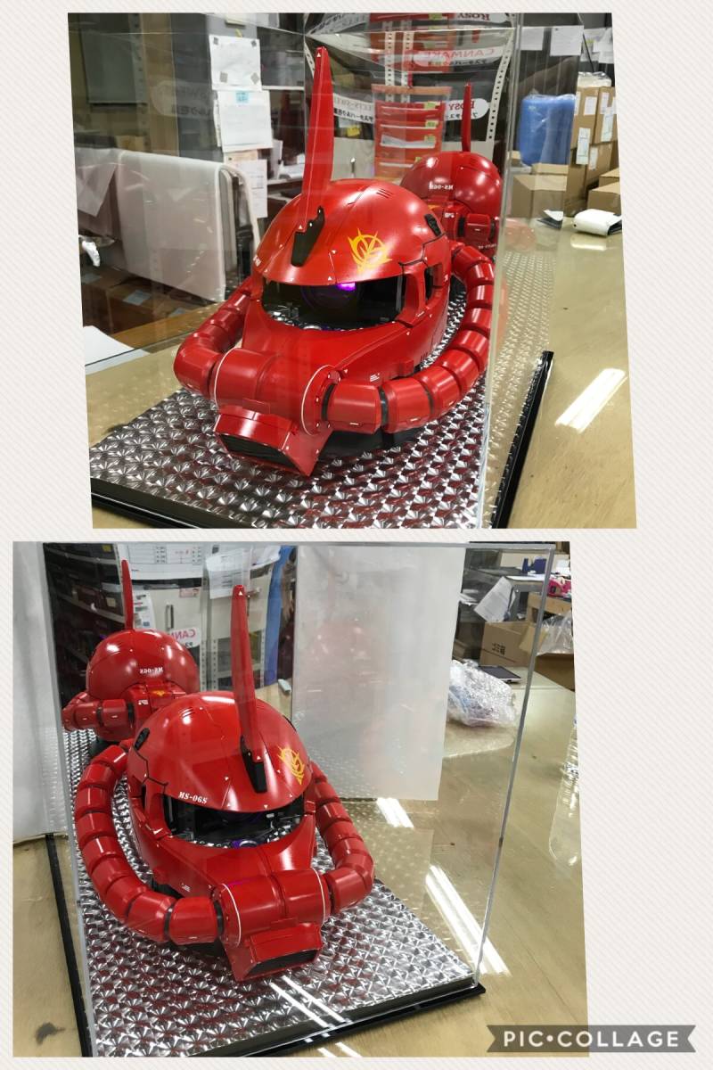 ★只有一個Cheer Zaku 1/12 Zaku SoftBank手機充電器與原始案例 原文:★ オンリーワン シャア専用ザク 1／12ザク ソフトバンク携帯充電器 オリジナルケース付き