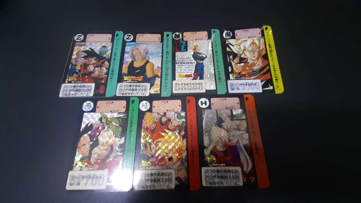 新発売の ドラゴンボール 台湾版 カードダス 当時物 全7種 台湾カード