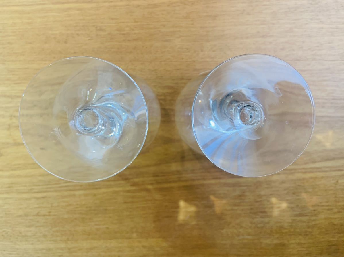 HOLME GARDEN ho rum guard wine glass crystal glass 2 customer set pair 