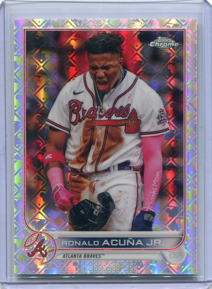 2022 Topps Chrome Logofractor Edition 110 Ronald Acuna Jr._画像1