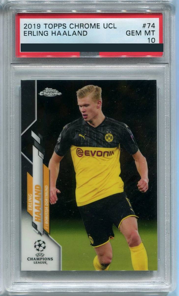人気のファッションブランド! 2019-20 Topps MINT GEM 10 PSA RC ハーランド Haaland Erling 74 Base Chrome UCL その他 人気のファッションブランド! 2019-20 Topps MINT GEM 10 PSA RC ハーランド Haaland Erling 74 Base Chrome UCL その他