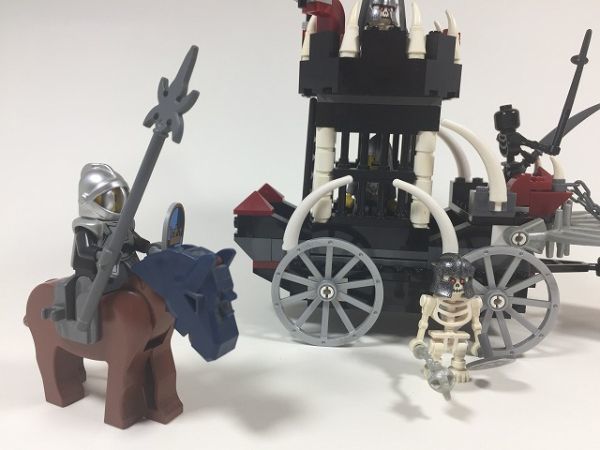 60)aB58 レゴ 7092 キャッスル ガイコツ監獄馬車 ※組み立て済み LEGO社