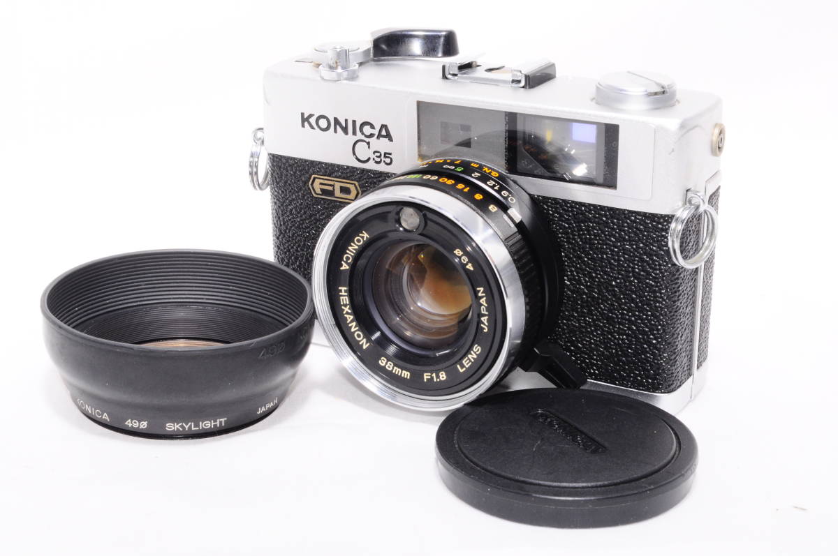 オンラインショップ C35 コニカ KONICA 【超希少KONICA純正フード付き