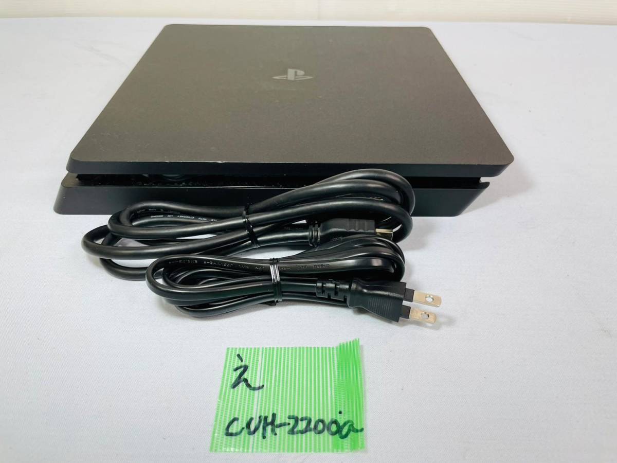 未使用品】 SONY PS4 管理番号『え』 ブラック 500GB CUH-2200A PS4