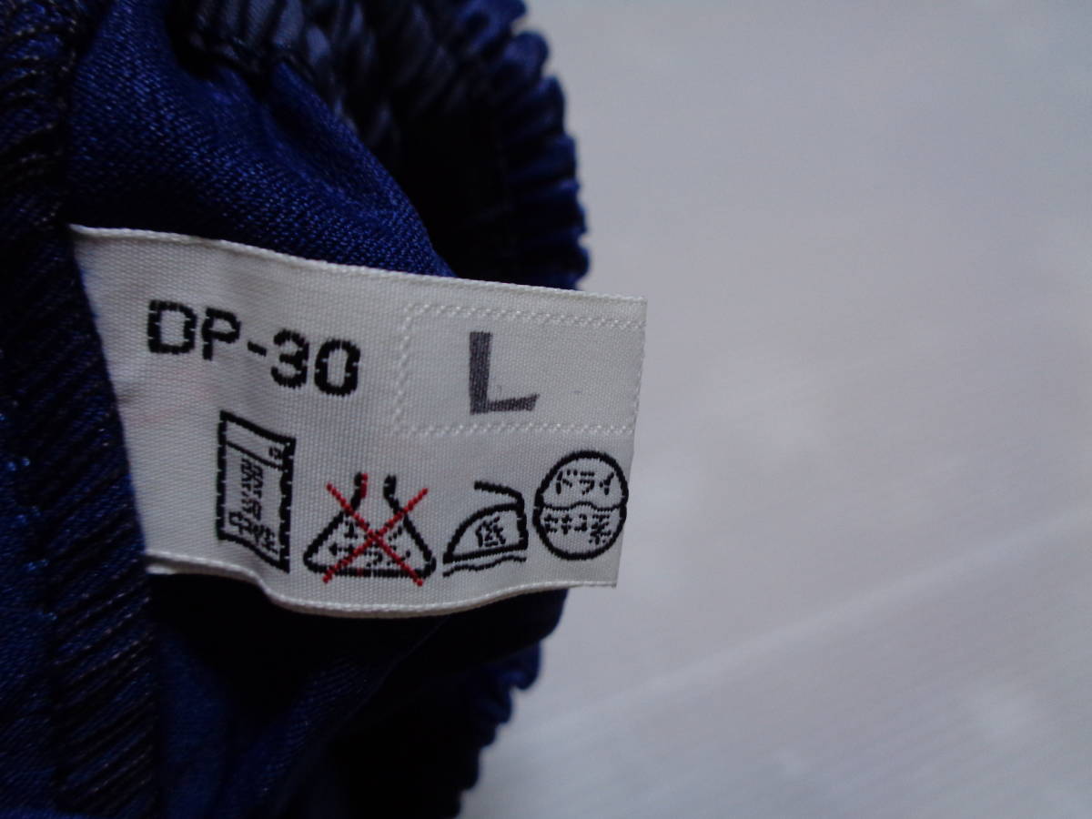 L 紺 DP-30 デサント ナイロン１００％ 短パン ショートパンツ 光沢 昭和レトロ 未使用 1
