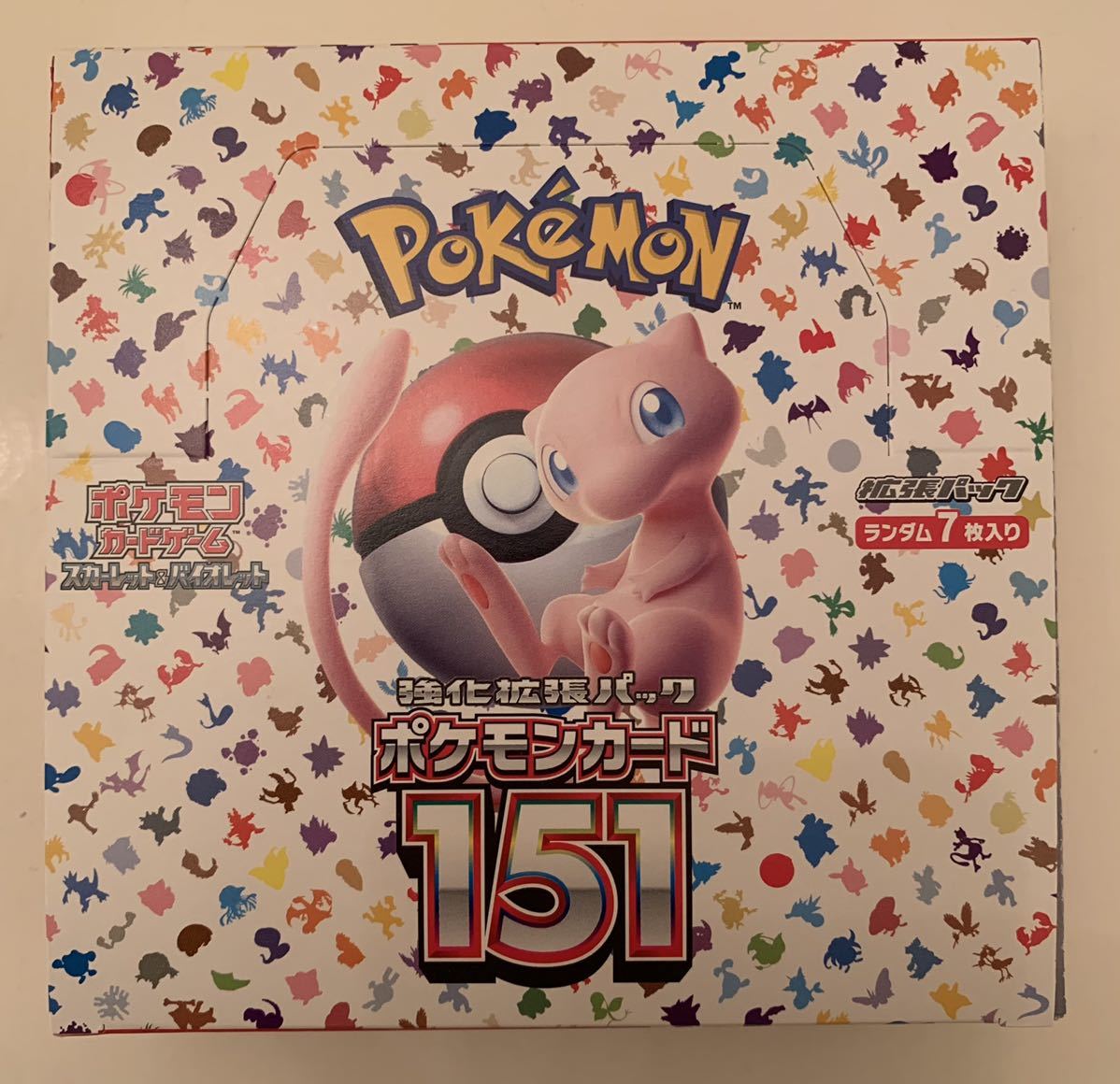 ポケモンカードゲーム151 1box 未開封 シュリンク無し 1箱 ポケカ 送料