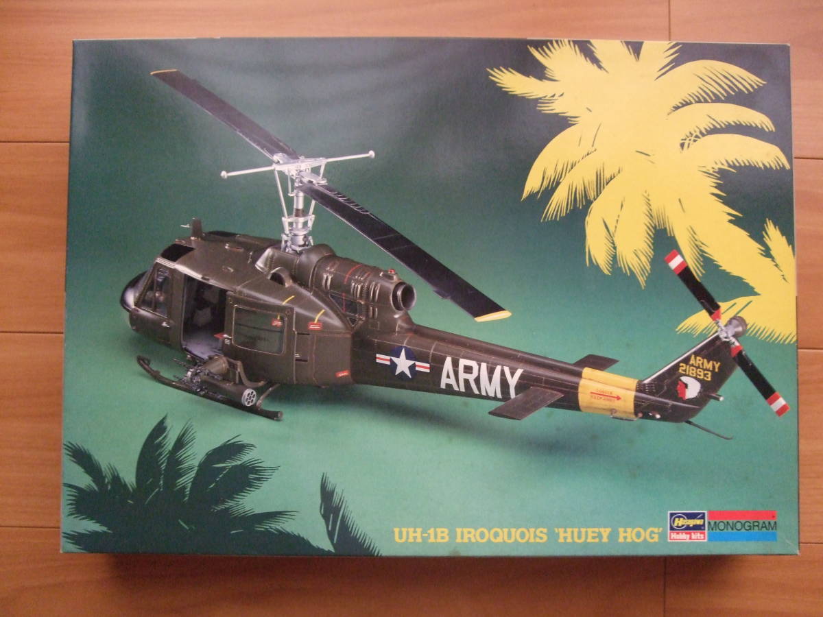 工場直売 ハセガワ モノグラム 絶版 1/24 UH-1B イロコイ ヒューイ アメリカ