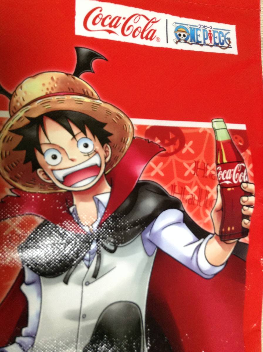 【Coca-Cola/コカコーラ】ハロウィンキャンペーン2017 ワンピース[ONE PIECE] オリジナルトートバッグ モンキー・D・ルフィ_画像2