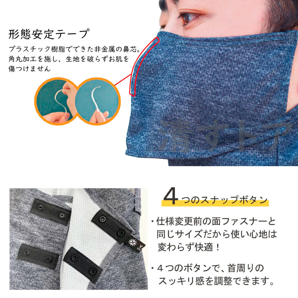 ( mail service ) scorch -n. cool Smart . blue 532 sunburn prevention UV cut mask 