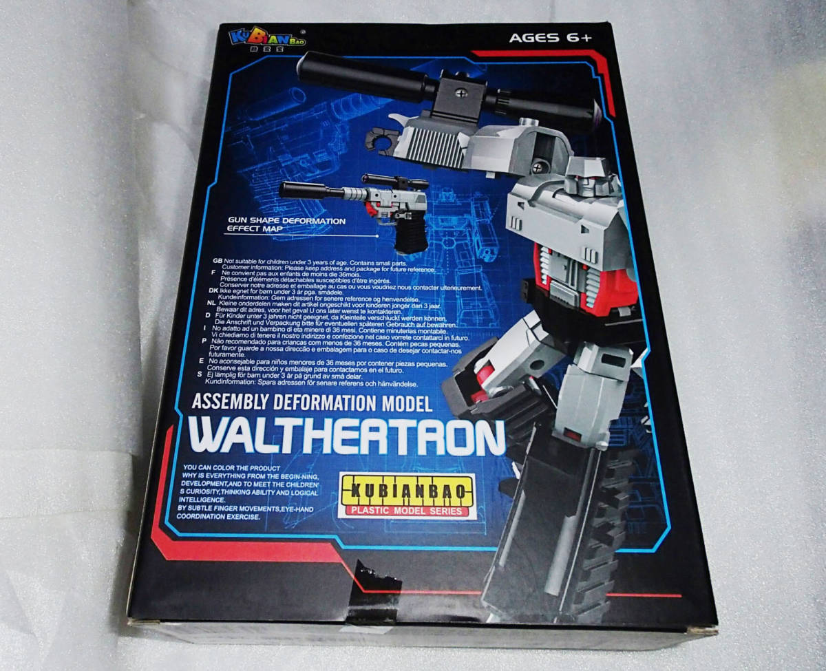 ★KBB【WALTHERTRON/ワルサートロン】未開封新品★G1 ? メガトロン ?_画像2