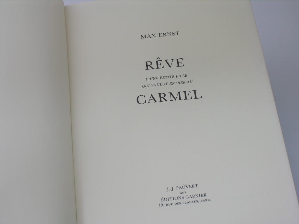 「カルメル修道会に入ろうとした少女の夢」(1983年)●マックス・エルンストのコラージュ小説 ●コラージュ作品80点 ●J・J・ポーヴェール 2