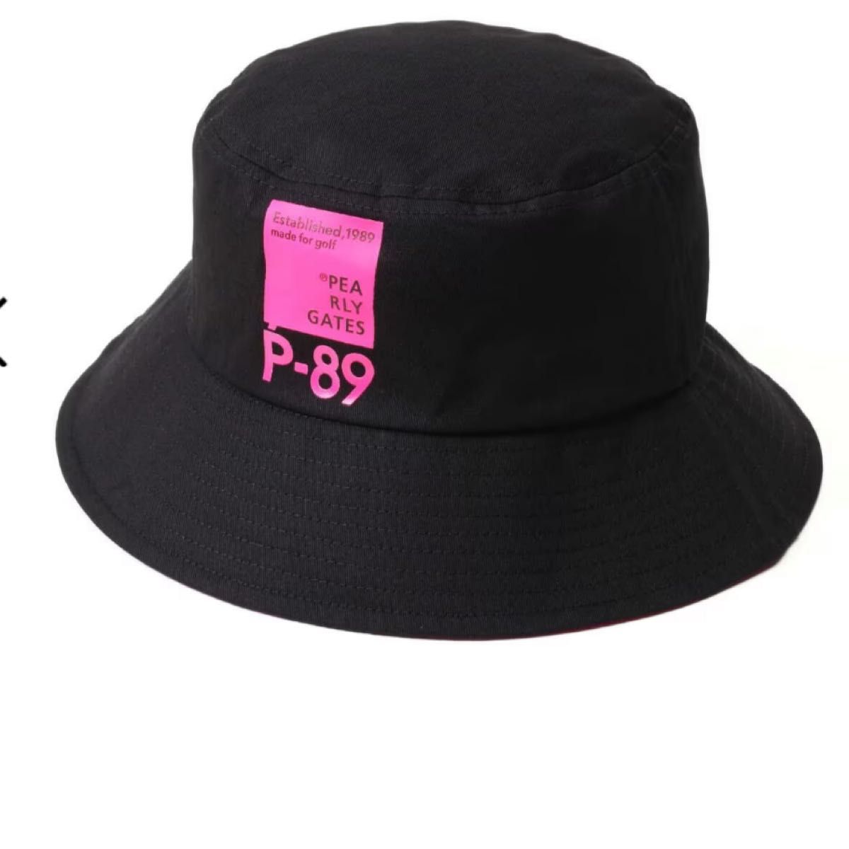 パーリーゲイツ P-89ロゴ ハット (UNISEX) バケットハット 新品タグ